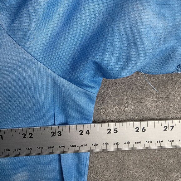 Mens Free Country Blue Tie Dye Micro Tech T Shirt Short Sleeve Crew Neck Size XL - Picture 8 of 10